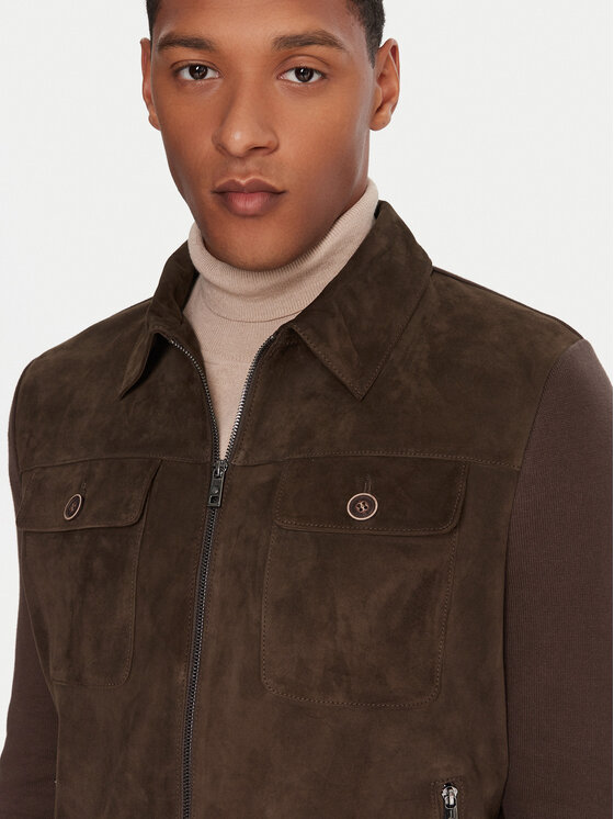 Milestone Milestone Lederjacke MSRayan 531624 60700 Braun Regular Fit