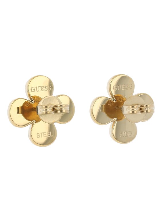 Guess Guess Σκουλαρίκια Amazing Blossom JUBE03 059JW Κίτρινη επιχρύσωση