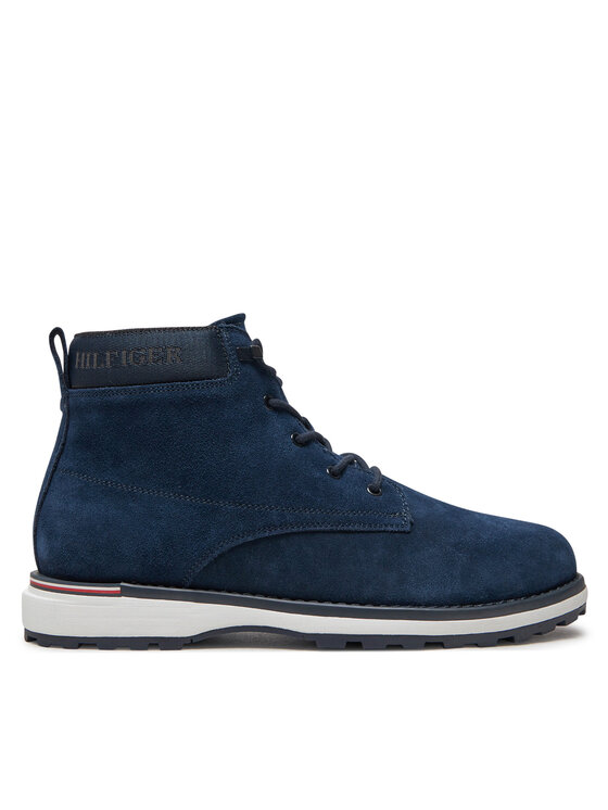 Tommy Hilfiger Polacchine Corporate FM0FM05147 Blu scuro Modivo