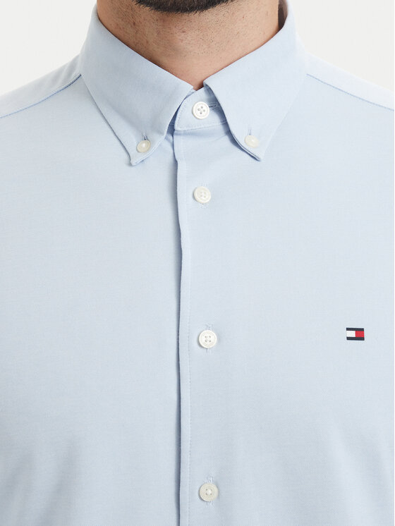 Tommy Hilfiger Tommy Hilfiger Πουκάμισο MW0MW43433 Ανοιχτό μπλε Regular Fit