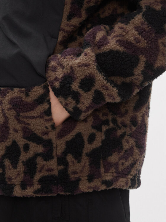 Jack Wolfskin Jack Wolfskin Fleece Maarweg Print Jkt 1711231 Καφέ Regular Fit