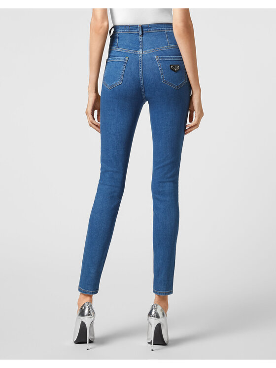 PHILIPP PLEIN PHILIPP PLEIN Jeansy 3413 Niebieski Slim Fit