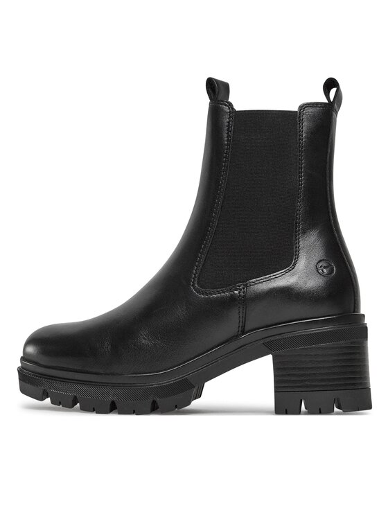 Tamaris Tamaris Kotníková obuv s elastickým prvkem 1-25842-41 Černá