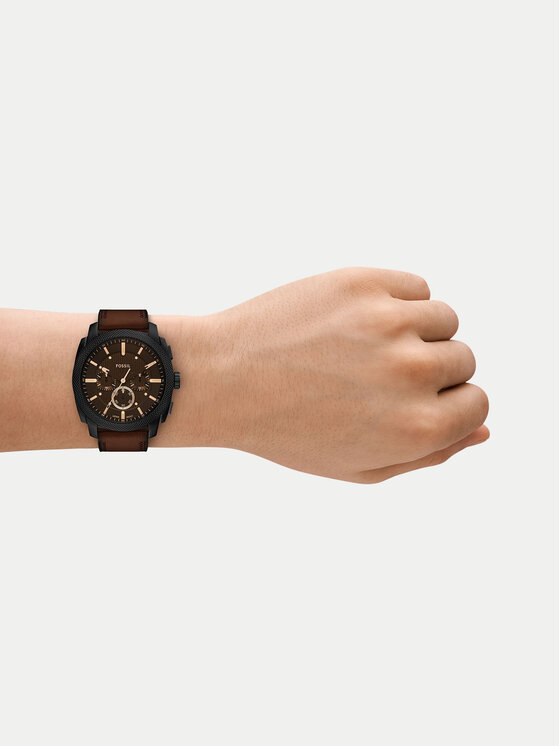 Fossil Fossil Часовник Machine Chronograph FS6101 Кафяв