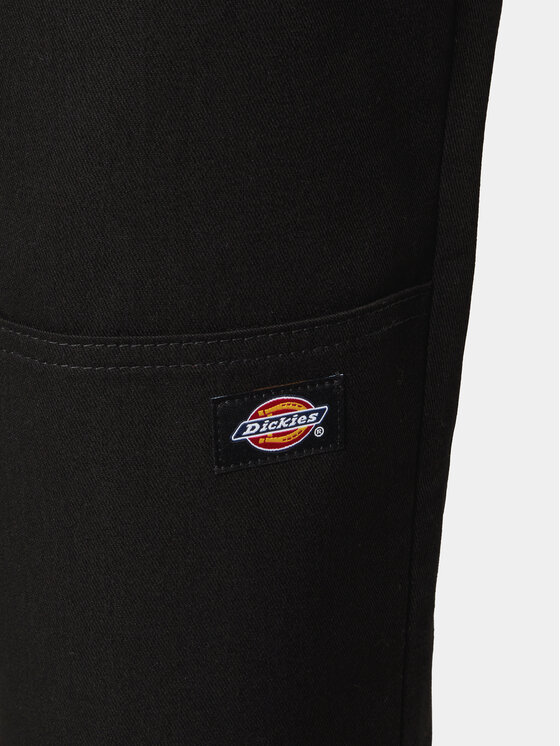 Dickies Dickies Pantaloni di tessuto Double DK0A4XZE Nero Slim Fit