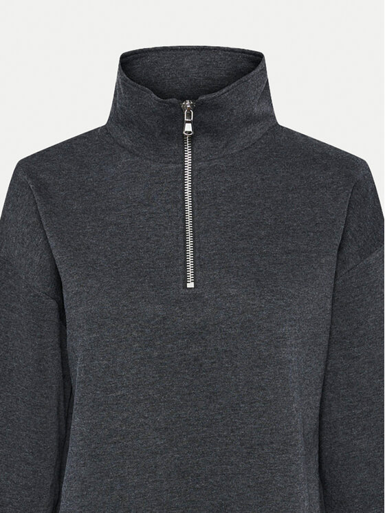 Pieces Pieces Džemper haljina 17152929 Siva Loose Fit
