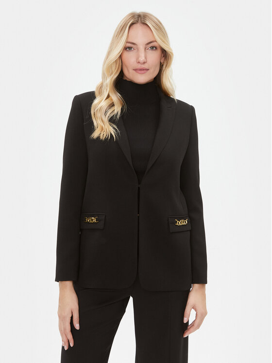 TWINSET Sacou 232TT2190 Negru Regular Fit