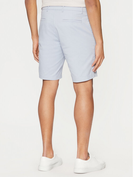 Calvin Klein Calvin Klein Szorty materiałowe Modern Twill K10K114063 Niebieski Slim Fit