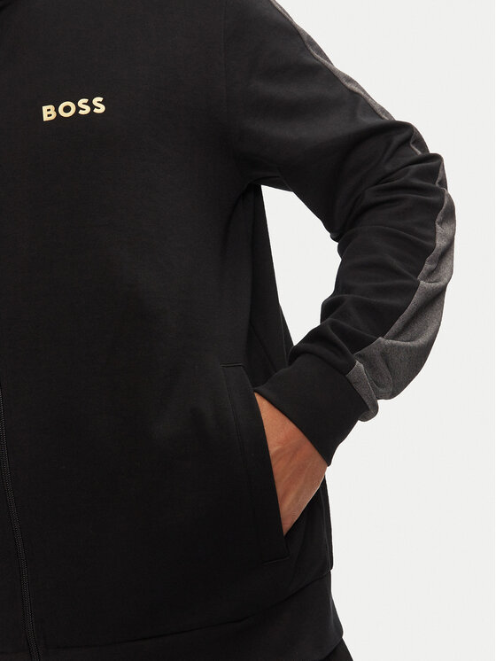 BOSS Boss Majica dugih rukava 50527543 Crna Regular Fit