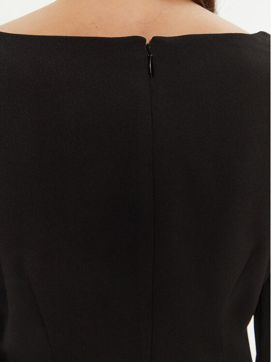 DKNY DKNY Koktel haljina DD4H1242 Crna Slim Fit