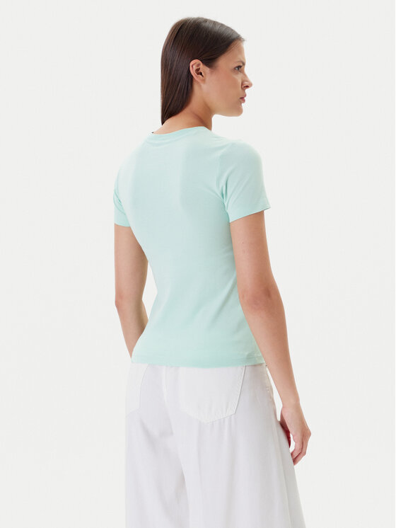 Guess Guess T-shirt W4YI04 J1314 Verde Regular Fit