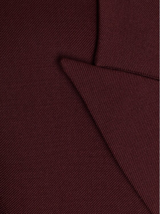 La Mania La Mania Marynarka AMBRIO Bordowy Basic Fit