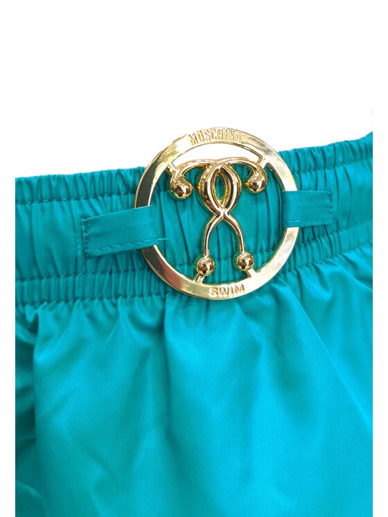 MOSCHINO MOSCHINO Costume da bagno costume - Moschino - gold double question Verde Regular Fit