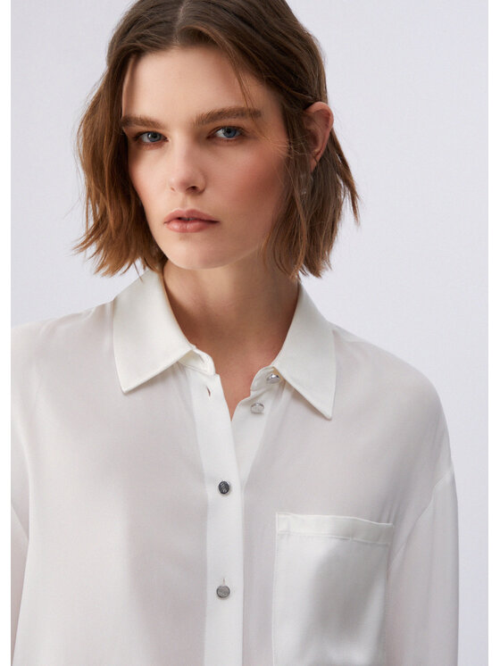 Liu Jo Liu Jo Camicia WA6354T2578X0727 Bianco Regular Fit