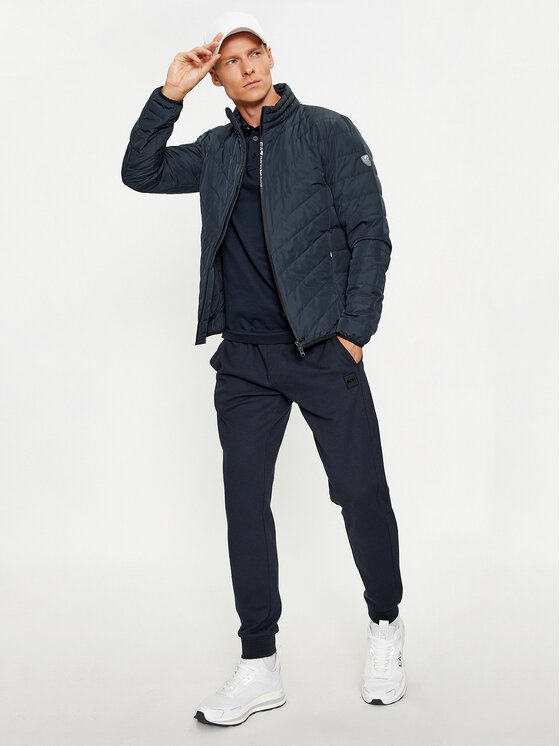EA7 Emporio Armani EA7 Emporio Armani Kurtka puchowa 8NPB13 PNE1Z 1578 Granatowy Regular Fit