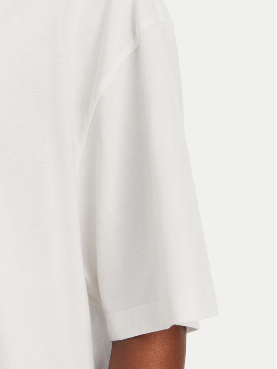 BOSS BOSS T-särk C_Eboyfriend_4 50540441 Valge Oversize