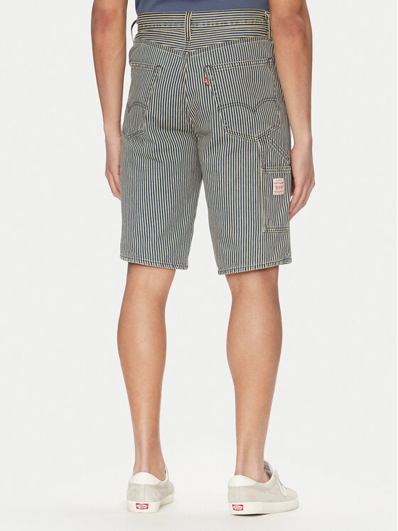 Levi's® Levi's® Jeans kratke hlače 568™ 001K8-0002 Črna Loose Fit