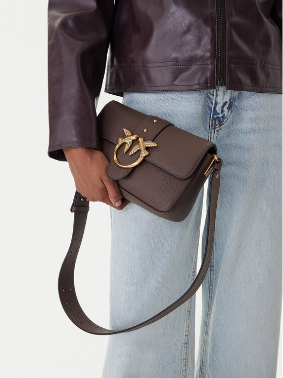 PINKO PINKO Soma Love One Mini Slouchy Fl Al 25-26 104340 A2OX Bordo