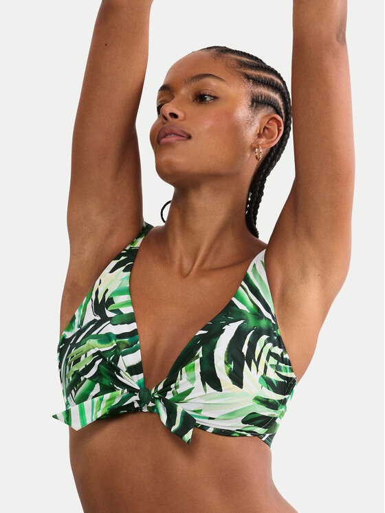 Triumph Triumph Bikinio viršus Summer Palm W 10226601 Žalia
