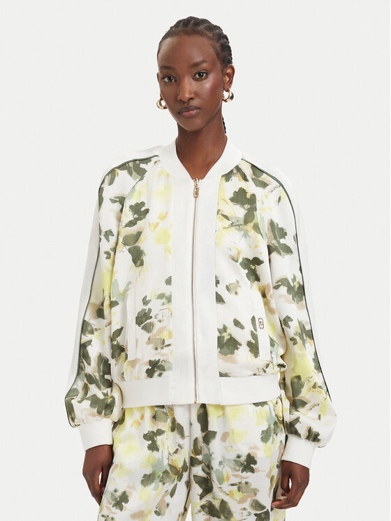Liu Jo Sport Bomber dzseki TA6256 T358A Krém Regular Fit