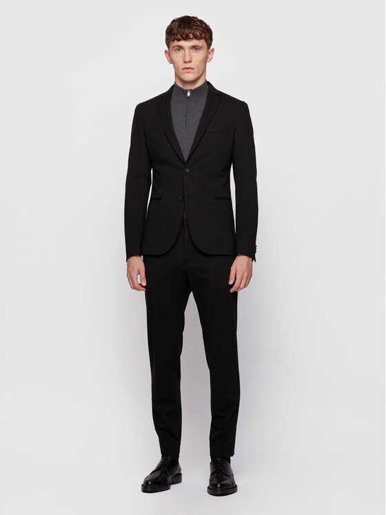 BOSS Boss Džemper Padro-L 50419988 Siva Regular Fit
