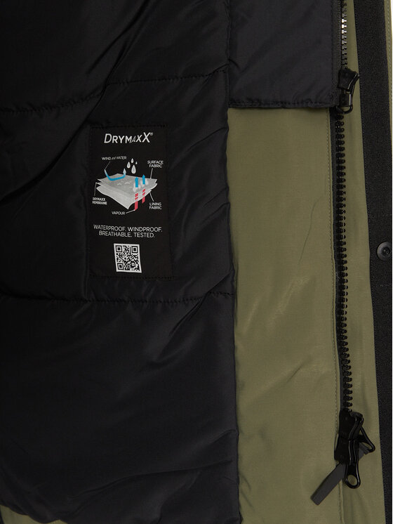 Halti Halti Зимно яке Bergga 065-0426 Зелен Relaxed Fit