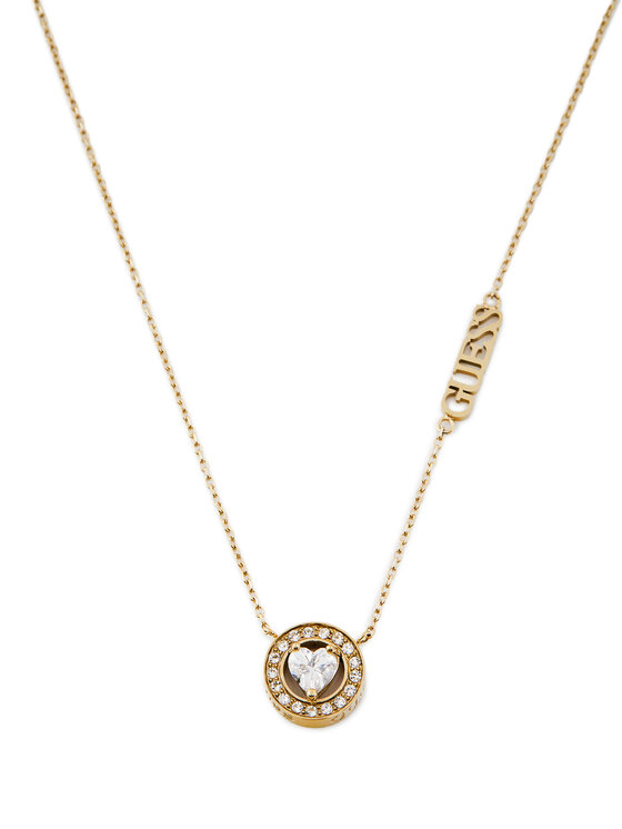 Guess Guess Set náušnice a náhrdelník JUBS04 694JW Zlatá