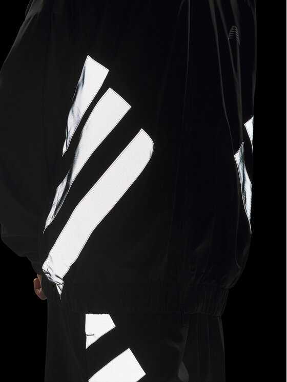 adidas adidas Wiatrówka 161028 Czarny Loose Fit