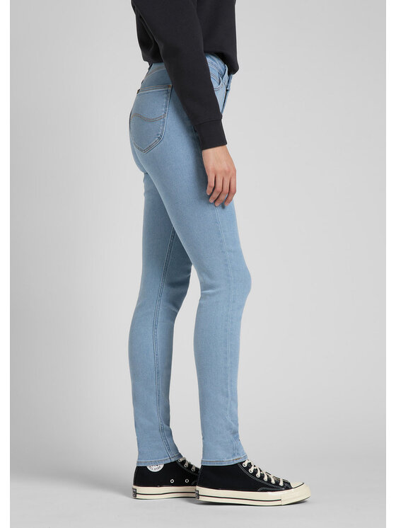 Lee Lee Jeansy IVY Niebieski Skinny Fit