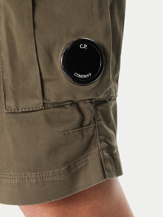 C.P. Company C.P. Company Шорти з тканини 18CMBE116A005694G Зелений Regular Fit