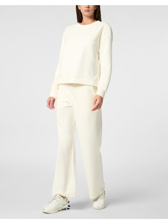 Plein Sport Plein Sport Longsleeve 22959 Bianco Regular Fit