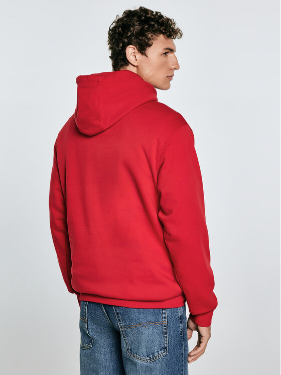 BIG STAR BIG STAR Bluza LUKA Czerwony Comfort Fit