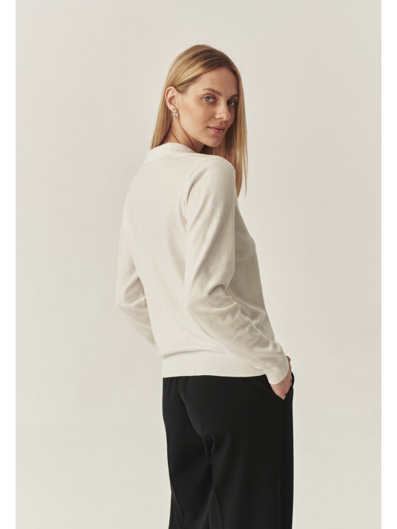 TATUUM Tatuum Sweter PALA Écru Classic Fit