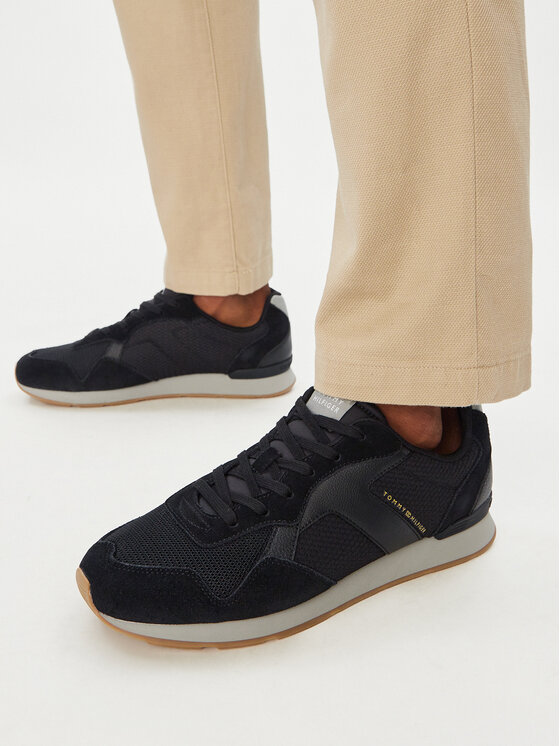 Tommy Hilfiger Tommy Hilfiger Sneakersy Core Mix Rummer FM0FM06001 Czarny