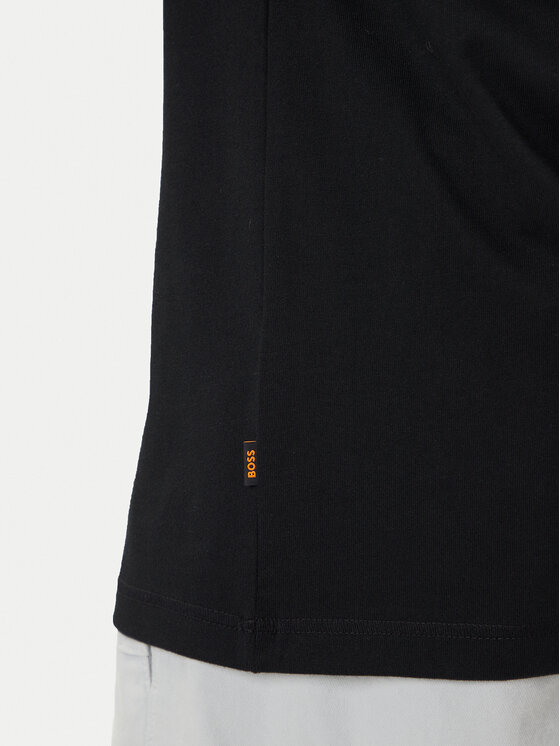 BOSS BOSS Tricou Te_Brokenice 50554640 Negru Regular Fit