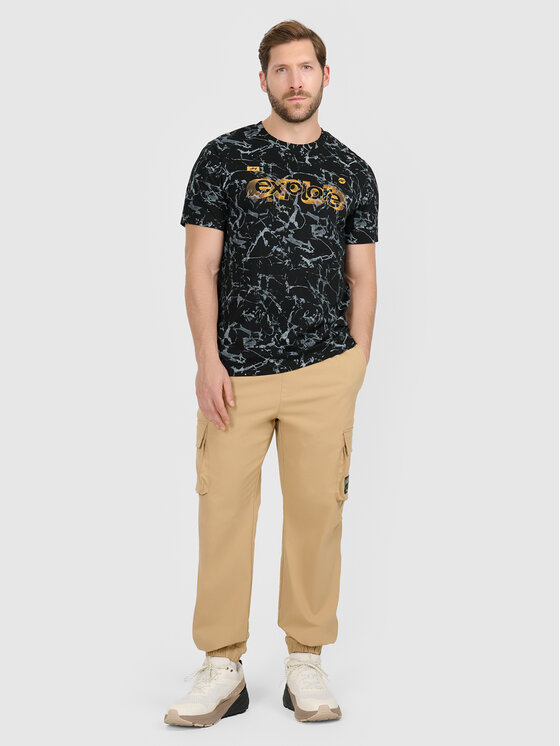 4F 4F T-Shirt MISSION READY Czarny Regular Fit