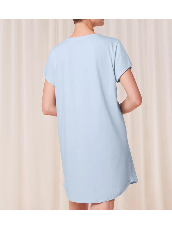 Triumph Triumph Koszula nocna Nightdresses NDK 02 X Niebieski Relaxed Fit