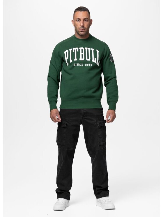 PITBULL PITBULL Bluza NORTON Zielony Regular Fit