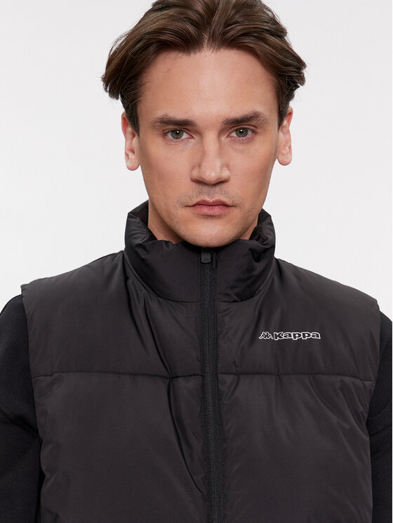 Kappa Kappa Kamizelka Emanu 361F8RW Czarny Regular Fit
