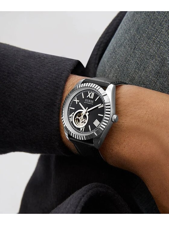Guess Guess Zegarek GW0985G1 Srebrny