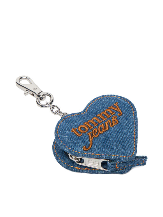 Tommy Jeans Portofel pentru monede Tjw Cool Denim Heart Coin Purse AW0AW18595 Albastru