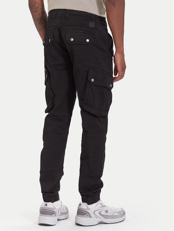 Alpha Industries Alpha Industries Hlače Combat 126215 Crna Slim Fit