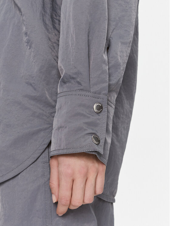 Samsøe Samsøe Samsøe Samsøe Hemd Gira F23400007 Grau Oversize