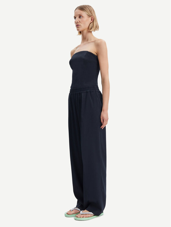 Pantaloni di tessuto Julia F23100048 Nero Regular