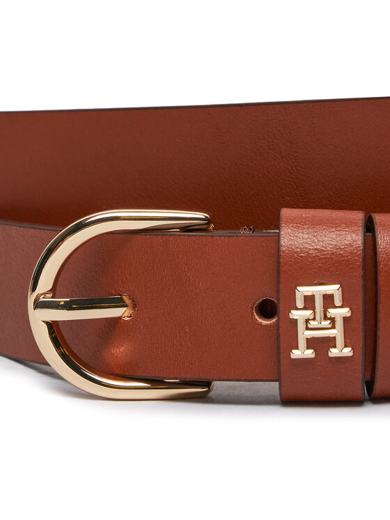 Tommy Hilfiger Tommy Hilfiger Damengürtel Essential Effortless 2.5 Gold AW0AW16798 Braun