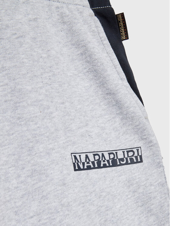 Napapijri Napapijri Auduma šorti Pinta NP0A4GX8 M Pelēks Regular Fit