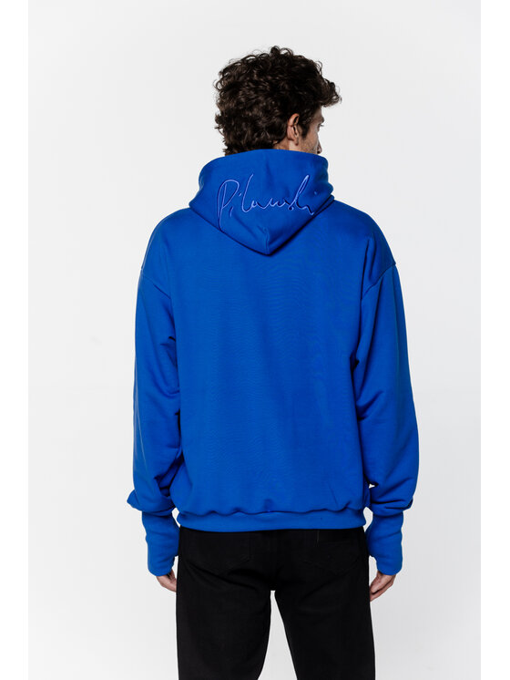 Pilawski Pilawski Bluza BLUZA NIEBIESKA MĘSKA Niebieski Oversize