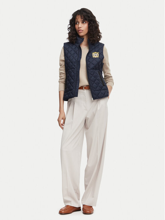 Beverly Hills Polo Club Beverly Hills Polo Club Bezrękawnik P-SS26W-JK0281-0298 Granatowy Regular Fit