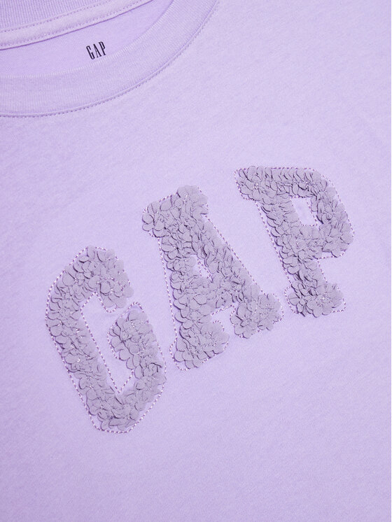 Gap Gap T-shirt 883128-01 Ljubičasta Relaxed Fit