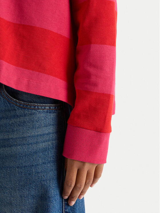 Mustang Mustang Поло Anna 1016773 Червоний Relaxed Fit